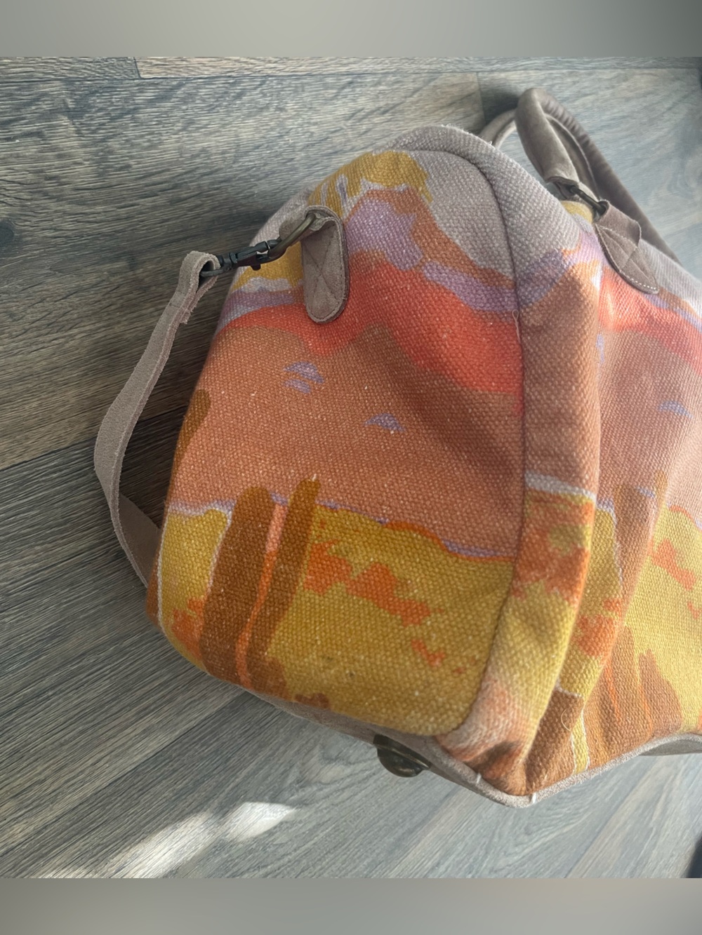 RARE Free People New Horizons Weekender – Cactus Print - Picture 12 of 15
